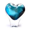 Crystal Heart Vase Loranto Glass
