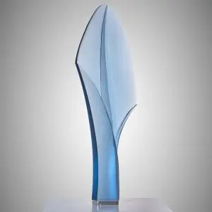 Petal Sculpture by Ela Smrček Glass