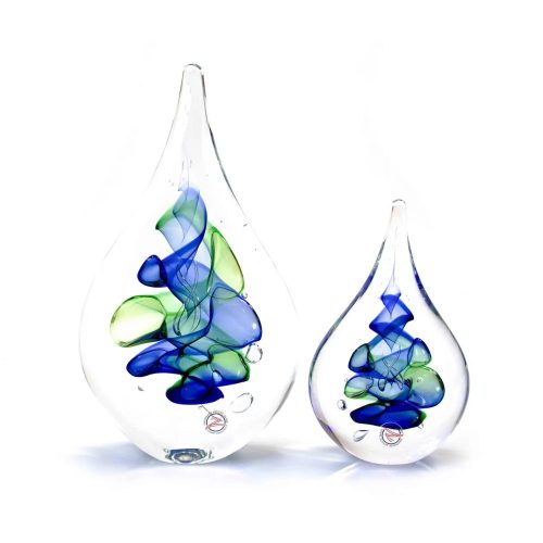 Teardrop Paperweights Loranto Glass