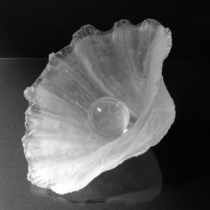 Glass Oyster Shell Elizabeth Sinkova