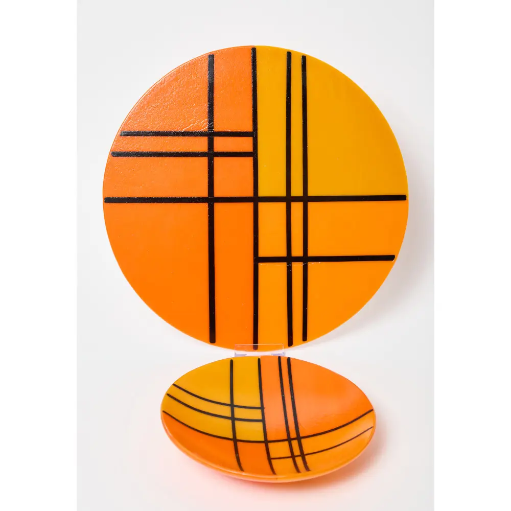 Glass Art Discs by Keith Dymond