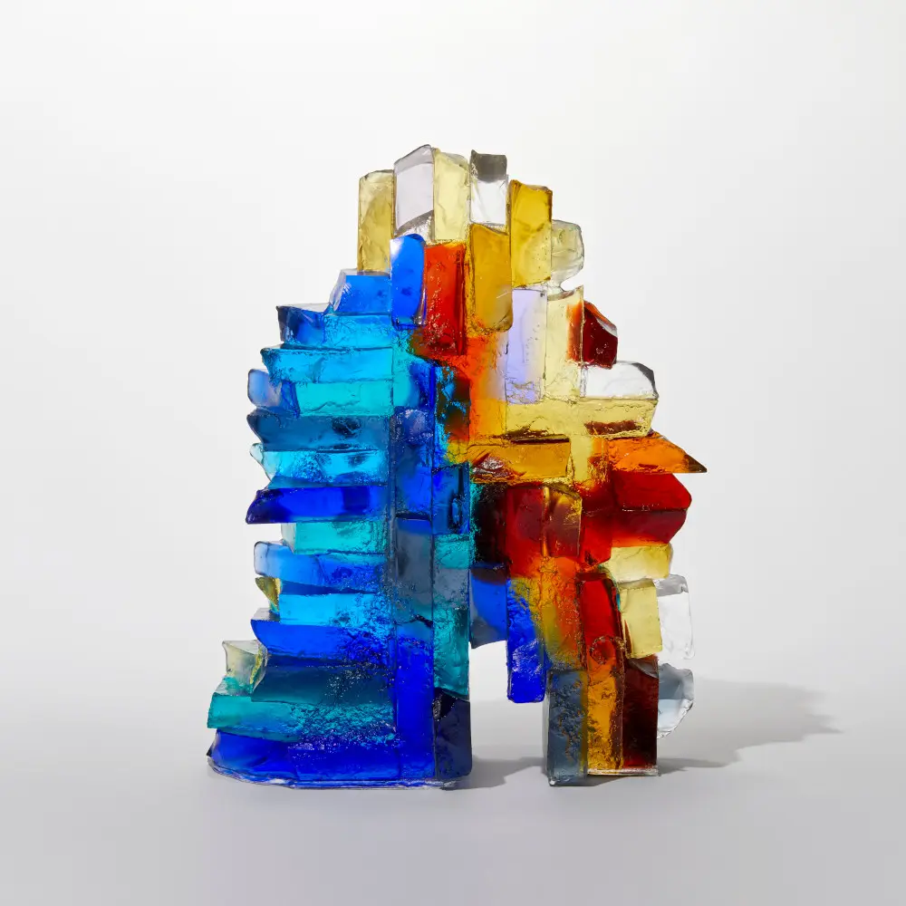 Abstract Sculptures Deborah Timperley Glass