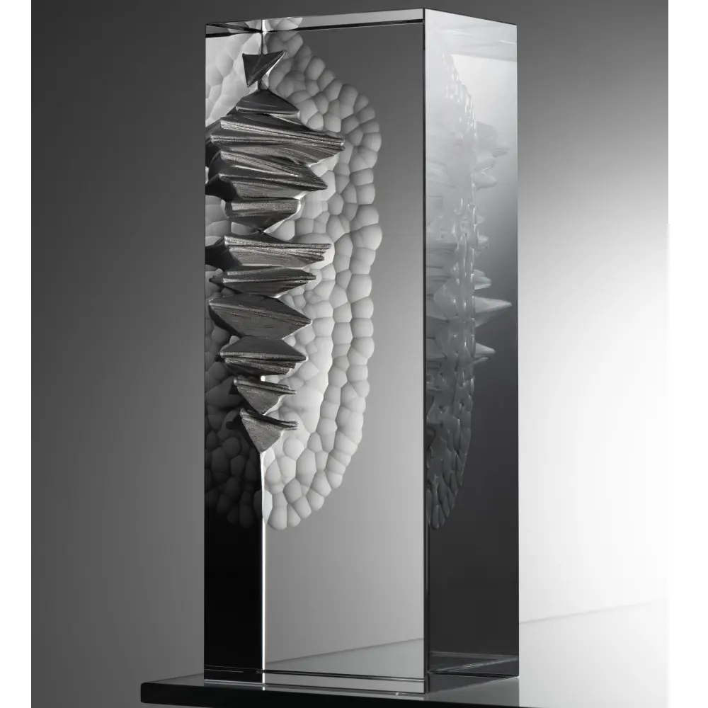 Engraved Glass Sculpture