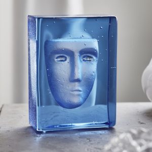Kosta Boda Glass Face