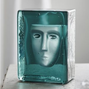 Kosta Boda Glass Face