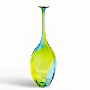 Kosta Boda Green Vase Optic Forest Green