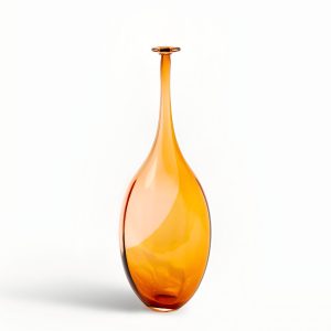 Kosta Boda Orange Vase 'Optic Coral'