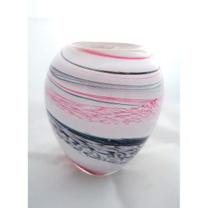Droplet Vase by Katherine J Austin Glass