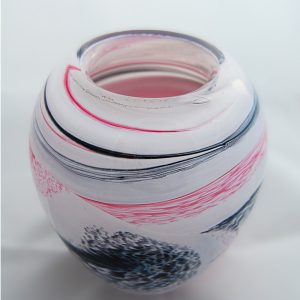 Droplet Vase by Katherine J Austin Glass