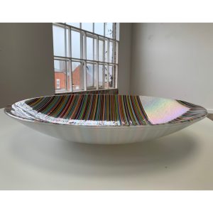 Large Glass Bowl by Adam Hussain Glass