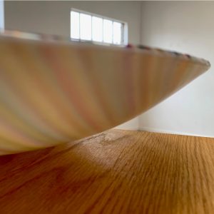 Large Glass Bowl by Adam Hussain Glass