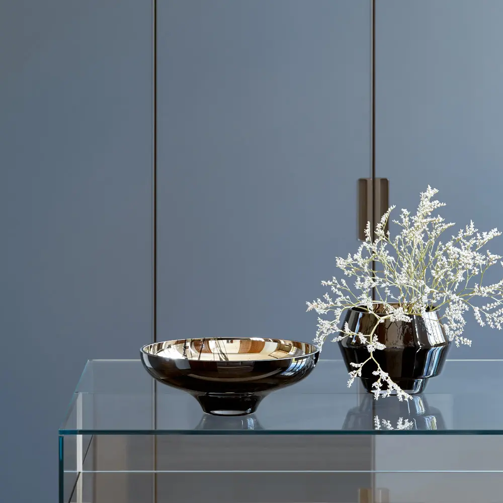 Glass Bowls Centerpieces by An&Angel Glass