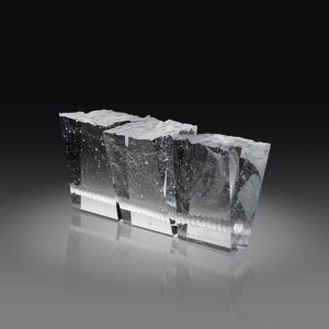 Cold Glass Sculpture by Ivan Illovský
