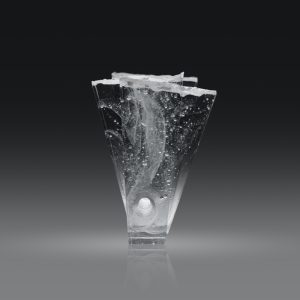 Cold Glass Sculpture by Ivan Illovský