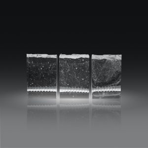 Cold Glass Sculpture by Ivan Illovský