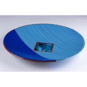 Fused Glass Platte by Charles Sharpe