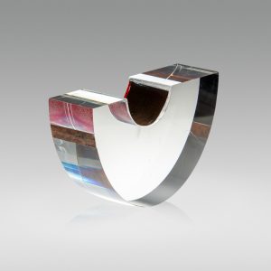 Glass Art Sculpture by Ivan Illovský