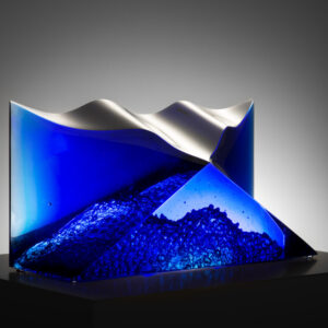 Blue Sculpture by Ivana Mašitová