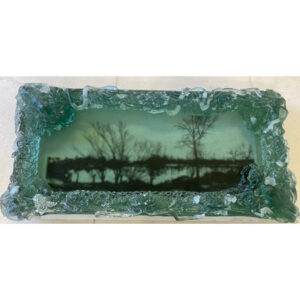 Green Glass Wall Art by Jen Blazina