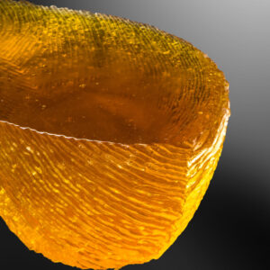 Orange Glass Art